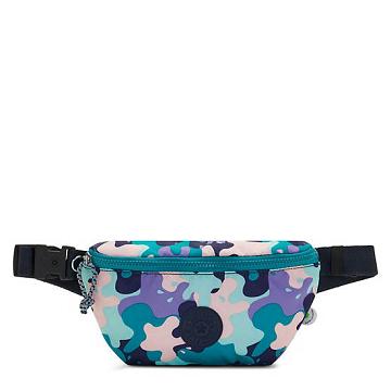 Kipling Fresh Lite Printed Heuptasjes Groen | België 2210BE